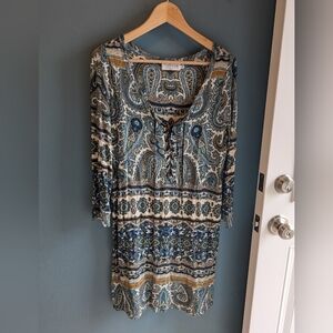 Velvet by Graham & Spencer Paisley Print Dress